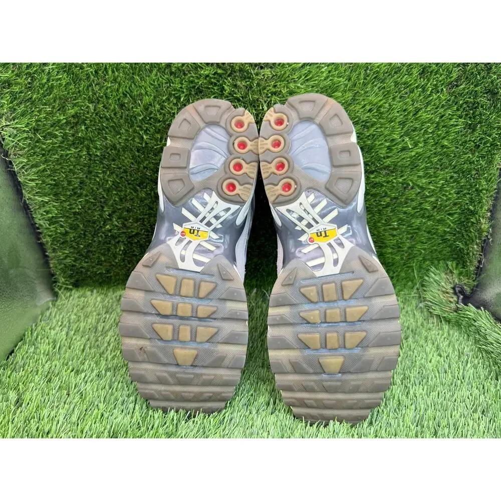 Nike Air Max Plus Lx AH6788-001 Athletic Sneaker Women's 8 Gray Suede Gym Sports